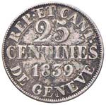 SVIZZERA Ginevra - 25 Centimes 1839 - HMZ2 ... 