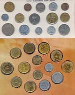 Lotto di nove confezioni: Israele 15 monete ... 