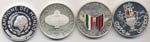Lotto di 4 medaglie: Italia (1990, Campione ... 