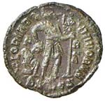 Valentiniano I (364-375) Piccolo bronzo ... 