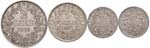 Pio IX (1846-1878) Lotto di quattro monete: ... 