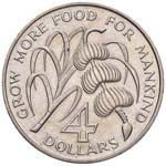 ANTIGUA 4 Dollari 1970 - NI (g 28,06) Minimi ... 