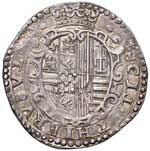 NAPOLI Filippo II (1556-1598) Mezzo ducato - ... 