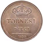 NAPOLI Ferdinando II (1830-1859) 10 Tornesi ... 