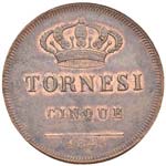 NAPOLI Ferdinando II (1830-1859) 5 Tornesi ... 
