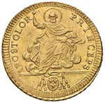 Pio VI (1774-1799) Doppia 1787 - Munt. 4a AU ... 