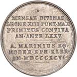 Leone XIII (1878-1903) Medaglia 1896 San ... 