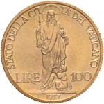 Pio XI (1922-1939) 100 Lire 1937 - Nomisma ... 