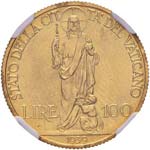 Pio XII (1939-1958) 100 Lire 1939 - Nomisma ... 