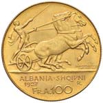 ALBANIA Zog (1925-1939) 100 Franga 1927 - ... 