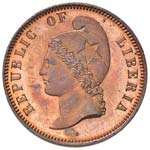 LIBERIA Cent 1890 E ... 