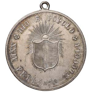 SVIZZERA Bellinzona - Medaglia 1855 Tiro ... 