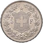 SVIZZERA Confederazione - 5 Franchi 1908 - ... 