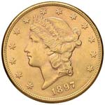 USA 20 Dollari 1897 S - ... 