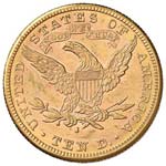 USA 10 Dollari 1887 S - AU (g 16,71)
