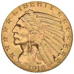 USA 5 Dollari 1916 S - ... 