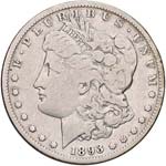 USA Dollaro 1893 S - AG ... 