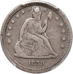 USA Quart dollar 1859 S ... 