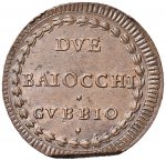 Pio VI (1774-1799) Gubbio - 2 Baiocchi A. XV ... 