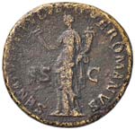 Traiano (98-117) Sesterzio - Busto laureato ... 