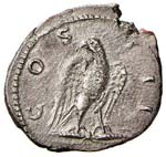 Adriano (117-138) Denario - R/ Aquila stante ... 