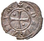 BRINDISI Corrado (1250-1254) Mezzo denaro - ... 