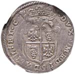 MILANO Filippo II (1556-1598) Mezzo scudo ... 