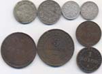 Pio IX (1846-1878) Lotto di otto monete. ... 