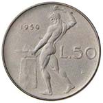 REPUBBLICA ITALIANA 50 Lire 1959 - AC R ... 