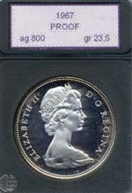 CANADA Dollaro 1967 - AG ... 