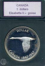 CANADA Dollaro 1967 - AG In slab privato