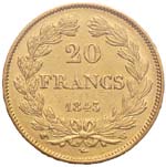 FRANCIA Luigi Filippo (1814-1824) 20 Franchi ... 