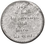 FRANCIA - Medaglia 1848 - MB (g 24,08 - Ø ... 