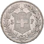 SVIZZERA Confederazione - 5 Franchi 1889 - ... 