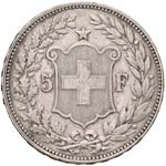 SVIZZERA Confederazione - 5 Franchi 1894 - ... 