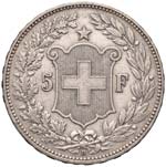 SVIZZERA Confederazione - 5 Franchi 1909 - ... 