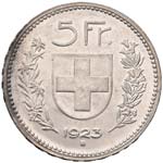 SVIZZERA Confederazione - 5 Franchi 1923 - ... 