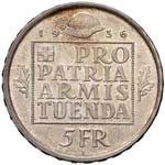 SVIZZERA Confederazione - 5 Franchi 1936 - ... 