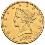 USA 10 Dollari 1907 - AU ... 