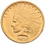 USA 10 Dollari 1908 - AU ... 
