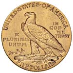 USA 5 Dollari 1909 - AU (g 8,35)