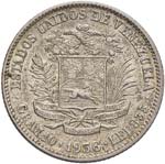 VENEZUELA 2 Bolivares 1936 - AG (g 9,98)