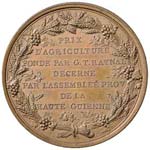 NAPOLEONICHE Medaglia Premio d’agricoltura ... 