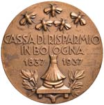 Medaglia 1937 per il Centenario della Cassa ... 