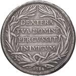 Innocenzo XI (1676-1689) Piastra 1684 A. ... 