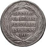 Innocenzo XI (1676-1689) Piastra 1684 A. IX ... 