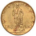 Pio XI (1929-1939) 100 Lire 1929 A. VIII - ... 
