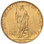 Pio XI (1929-1939) 100 Lire 1935 A. XIV - ... 