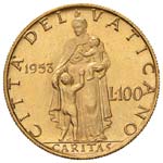 Pio XII (1939-1958) 100 Lire 1953 A. XV - ... 