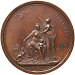 NAPOLI Medaglia 1784 In memoria di Livia ... 